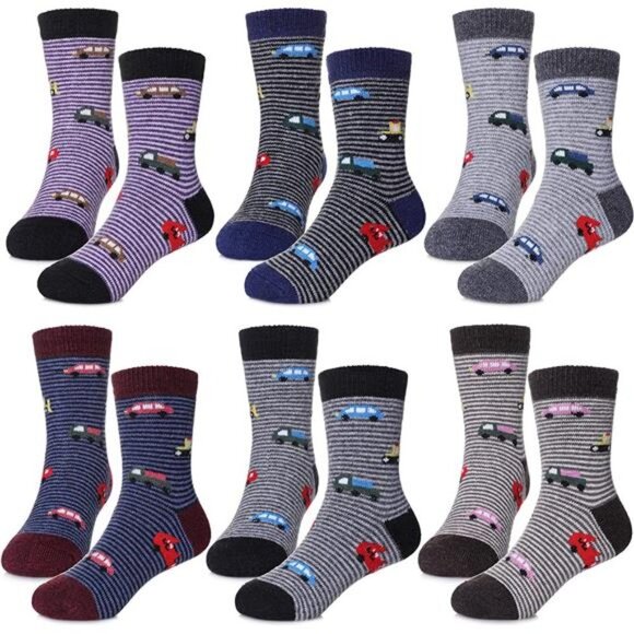 Other - 6 Pairs Kids Winter Warm Wool Socks Kids